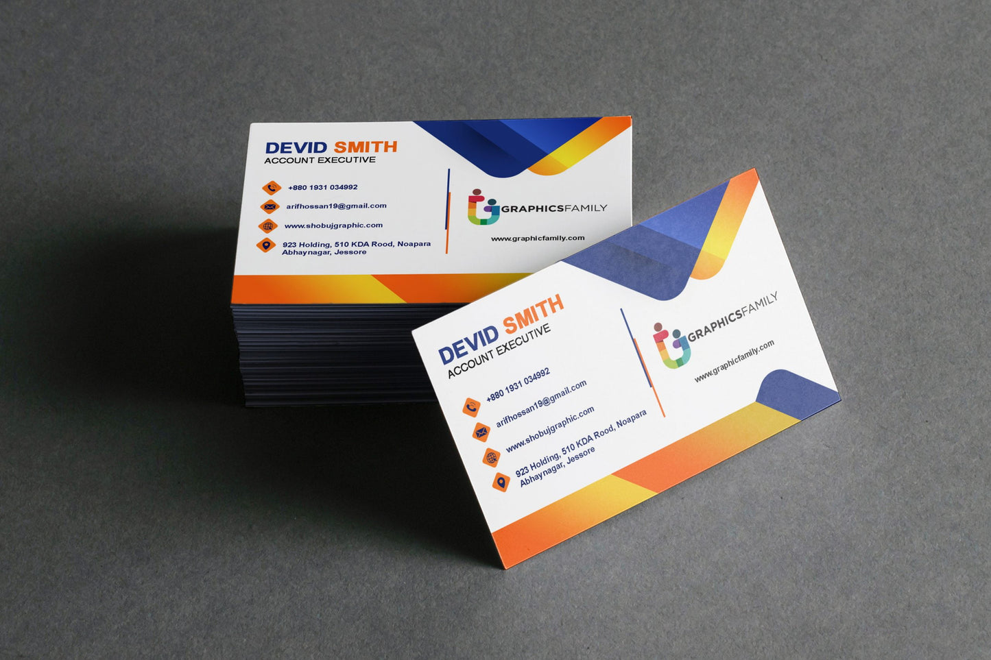 1000 business card matt Laminated 400 gsm