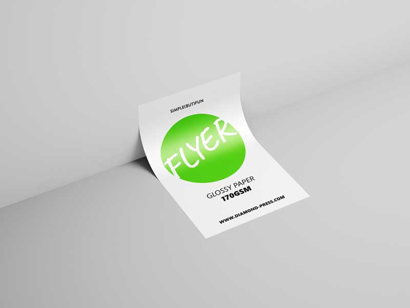 Flyer Real Size (Glossy paper 170gsm)